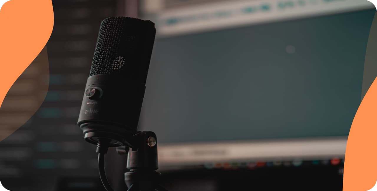 radio show platform microphone